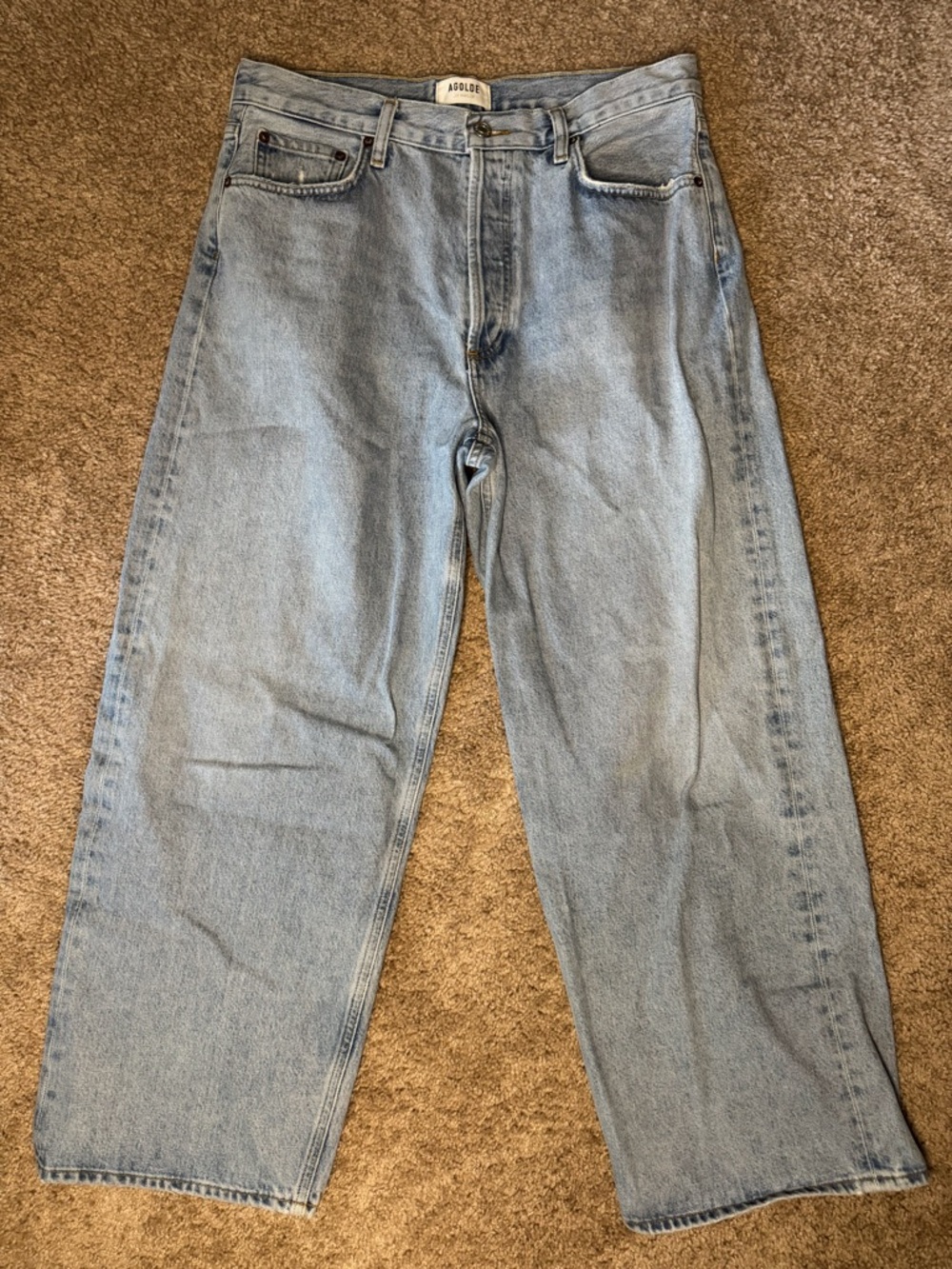 Agolde Low Slung Baggy Jeans